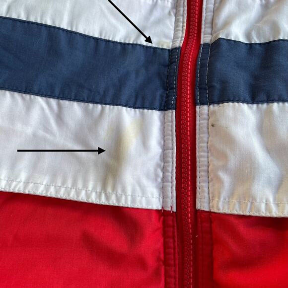 🔥VTG 85” Downhill Racer Down Puffer Jacket Colorblock Retro Outdoor Reversible - Picture 15 of 16